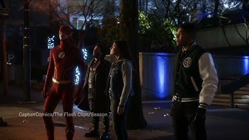 Team flash vs speed force nora "Exclusive Fight" | the flash 7x11