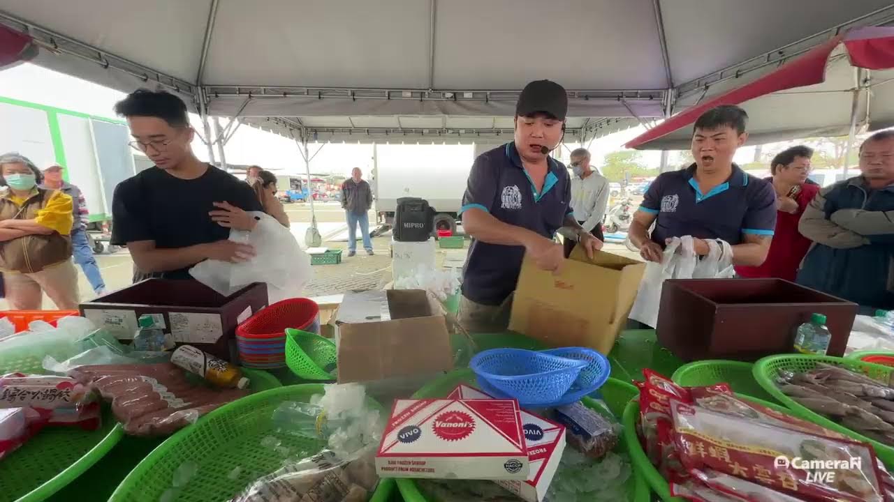 0306北港牛墟 港都小孟海鮮拍賣～