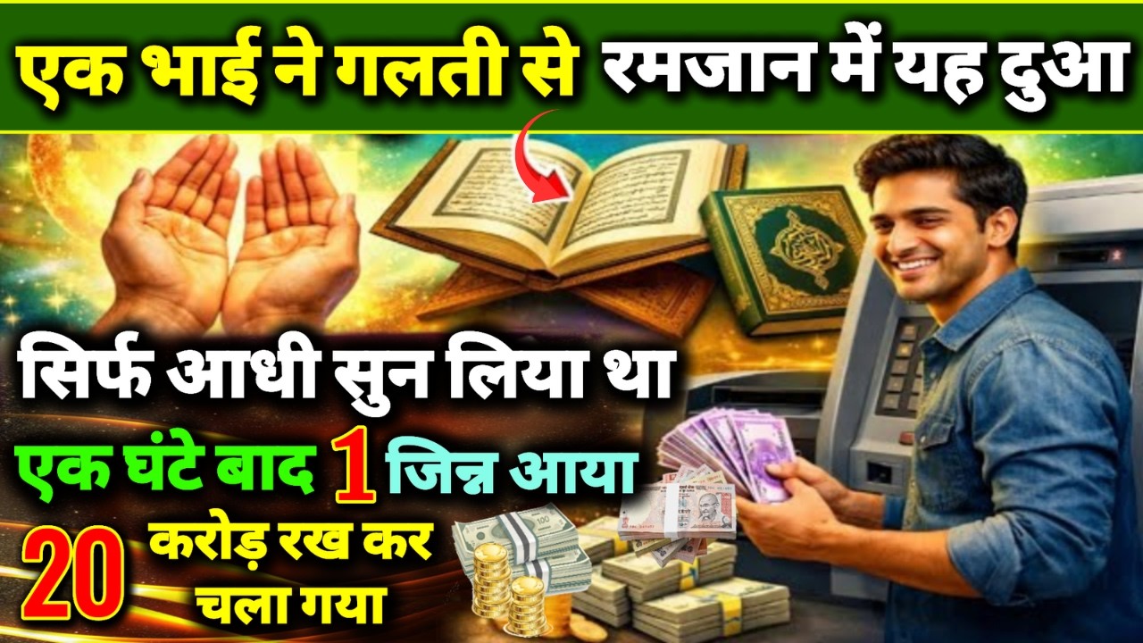 रमजान में ग़ैबी दौलत की दुआ🤲एक बार लाज़मी सुनें🤲Daulat ki Dua🪙Morning dua🕋Dua for money💸 Ramadan Dua