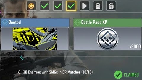 Call Of Duty Mobile Kill 10 Enemies with SMGs in BR Matches Task Complete