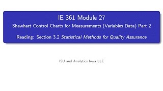 Famous Statistical Process Improvement Module 27 Profile