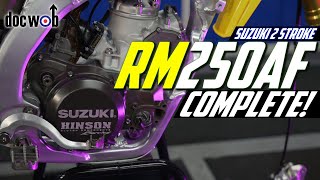 DOCWOB -  The Alloy framed 2-stroke is COMPLETE! Suzuki RM250AF