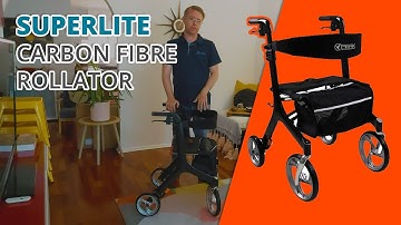 SuperLite Carbon Fibre Rollator | Lightweight Mobility Walker