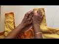 How to cut and stitch aariwork saree blouse /part-4 ஆரி வேர்க் பிளவுஸ் வெட்டி தைப்பது எப்படி