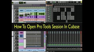 How To Export Pro Tools Session In Cubase || Without Stem Or Render Tracks ||