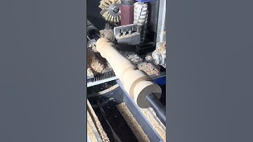 Automatic Feed CNC Wood Lathe Processes Solid Wood Furniture, Complete Multiple Functions at Once