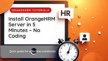 Install OrangeHRM Server in 5 Minutes (2025) | No Coding | Easy HRM Setup