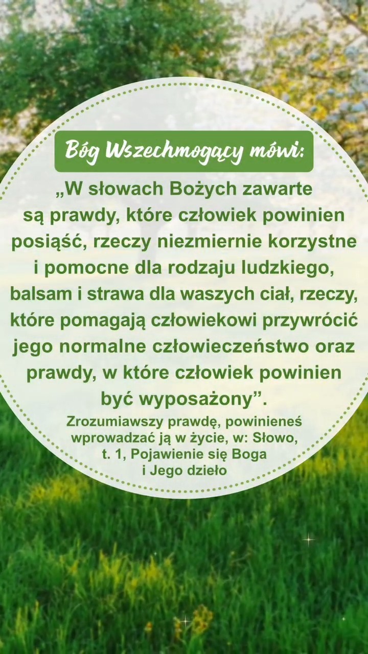 Wycisz się przed obliczem Boga, Czytaj Jego słowa