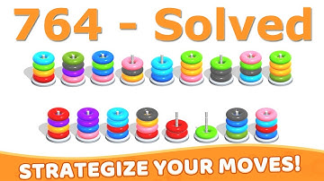 Color Hoop Stack - Level 764