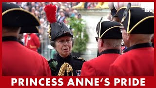 Princess Anne looking PROUD of Chelsea Pensioners | HELLO!