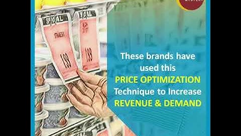 This price Optimization technique help retailers  increase their revenue and forecasts demand