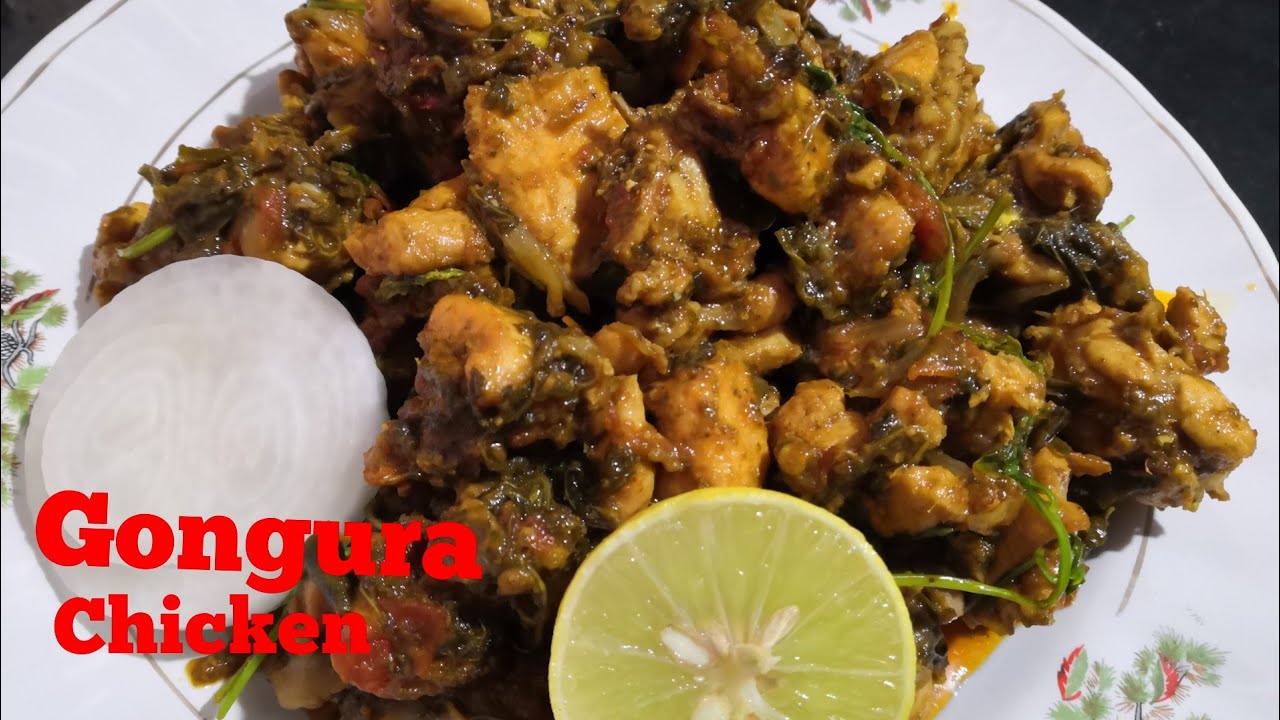 Gongura Chicken in telugu Spicy Yummy Gongura chicken receipe in