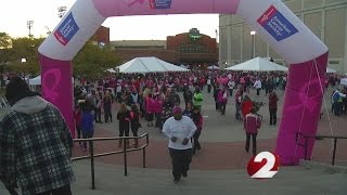 Hundreds make strides against breast cancer in Dayton