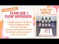 DIY Flow Aid Improver Recipes 3 | Comparison Tests | Save money on paint by number PBN | Melanie B