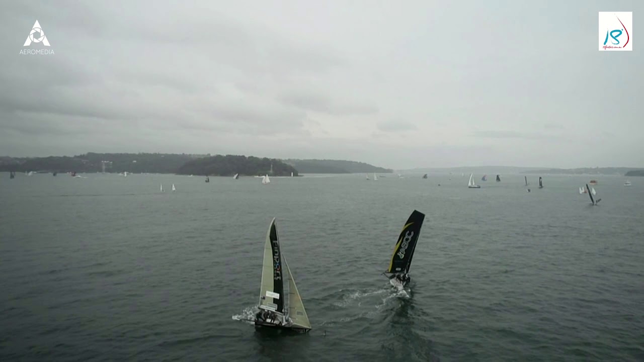 Highlights from JJ Giltinan 2019 18ft Skiff Championship - Race 8 Big Kite Memorial Trophy.