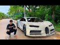 Bugatti Homemade completes the spoiler and grille | I built a bugatti by myself in three months