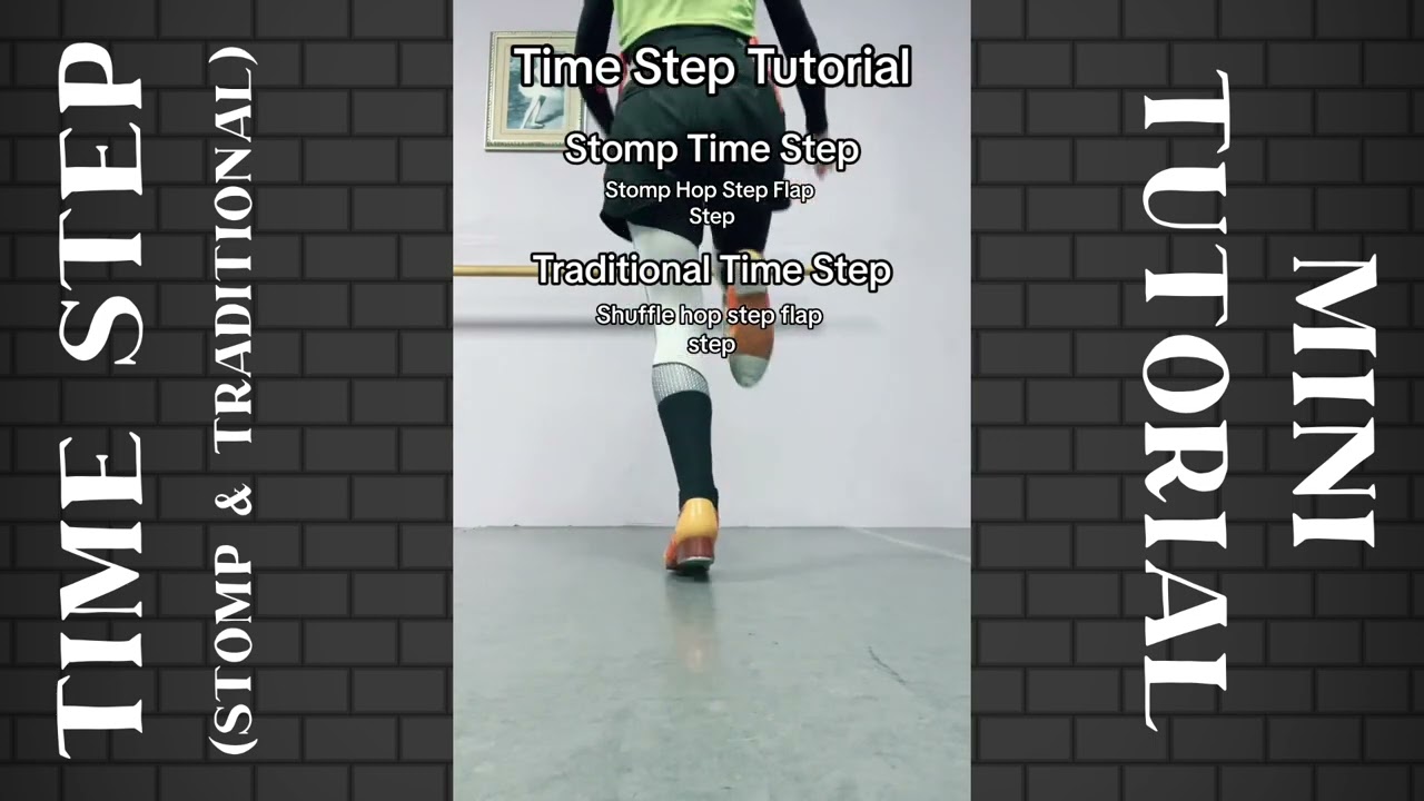 LEARN TO TAP DANCE - Time Step - Stomp & Traditional (Quick Breakdown) - Free online dance class!