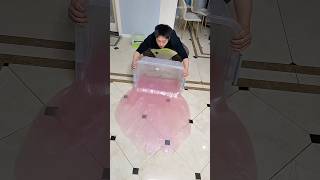 She Jumped Into a Slime Bathtub… But the Rainbow Transformation Was INSANE