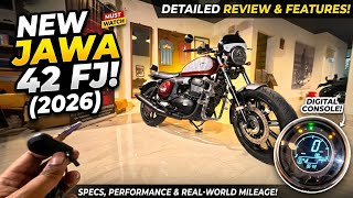 🔥 New Jawa 42 FJ 2026 | Detailed Review, New Features, Mileage, On Road Price & Exhaust Note 🔥
