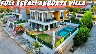 Didim Akbükte 260 mt Arsa İçerisinde Full Eşyalı Havuzlu Çok Mantıklı Satılık Villa