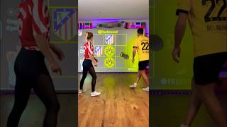 Atletico vs BVB ⚽️🏆🏟️ UCL 😳 #tictactoe #shorts #youtube #apfreestyle @patrickbfree