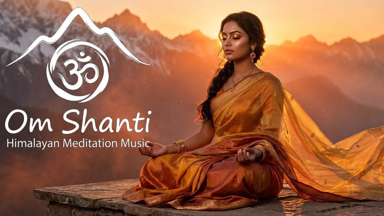🕉️ Om Shanti: Himalayan Meditation Music with Sitar, Peaceful Chants & Flute | Deep Relaxation