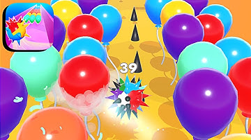 Balloon Pop Rush ​- All Levels Gameplay Android,ios (Levels 54-56)