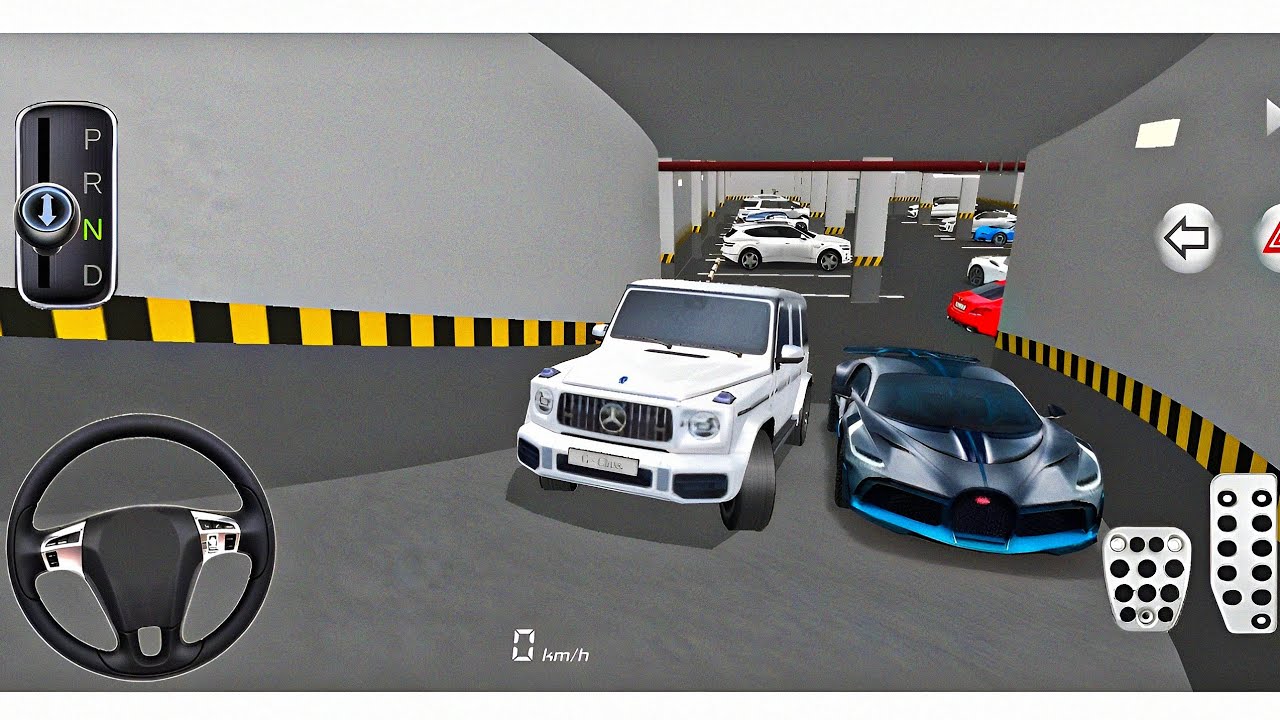 New White Mercedes G-WAGON for Parking Garage - 3D Driving Class - Android Gameplay 
