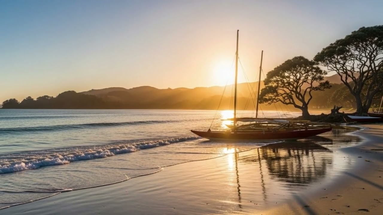 Calm Beach Ambience 🌊 Relaxing Ocean Sounds for Deep Peace