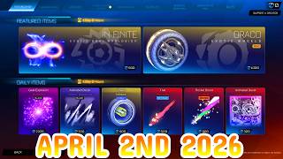 Rocket League ITEM SHOP Daily #490 (2nd April 2026) screenshot 2