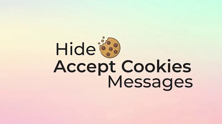 How to Hide Accept Cookies Messages from Websites
