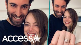 Emma Stone Is Engaged To Dave McCary \& Shows Off Stunning Ring In Rare Instagram Photo