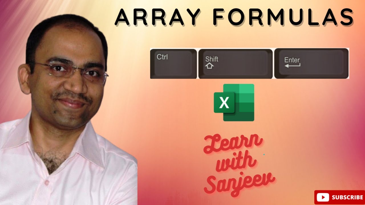 Array Formula in Excel, CSE Function, 