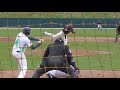 Finnish Superpesis player Konsta Kurikka pitching in first baseball game of his life at Bundesliga