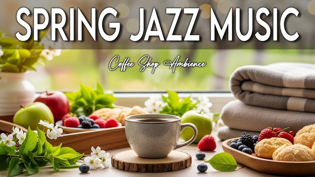 Warm Morning Jazz | Elegant Street Cafe Jazz to Start Spring Day with Calm and Relaxation