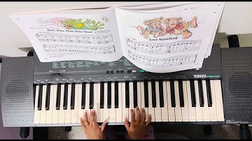 Row Row Row Your Boat Bastien Primer Level #rowrowrowyourboat #easypiano #kidsmusic #bastien