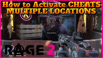 Rage 2 How to Activate CHEATS - Where to Find the Wasteland Wizard