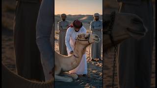 Ancient Desert Eid ul Azha Sacrifice | Peaceful Evening Scene🐫🎉💗
