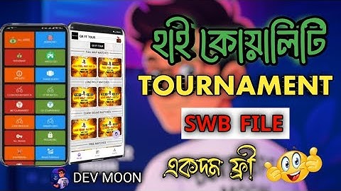 #freefire F TOUR NEW TOURNAMENT SWB FILE / AKDOM FREE DOWNLOADED FAST
