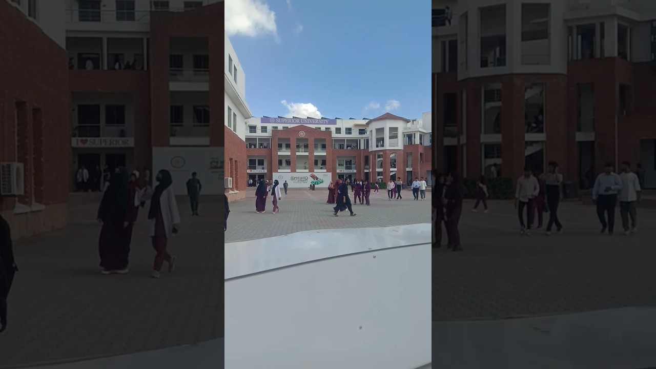 in Evening time # viral shorts # superior university lahore