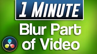 Davinci Resolve : How to Blur Part of Video screenshot 4