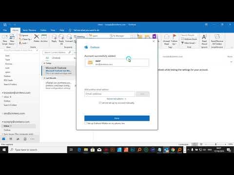 HOW TO CONFIGURE EMAILS OUTLOOK SITEWORX SETTINGS