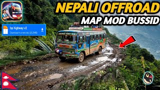Finally! 🔥 New NEPALI Mountain Offroad Map Mod For Bus Simulator Indonesia।Bussid Mod Map 4.3.3 screenshot 1