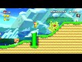 【New スーパーマリオブラザーズUデラックス】1-4 ドングリへいげんのヨッシー攻略！ #マリオ #マリオu #mariobros