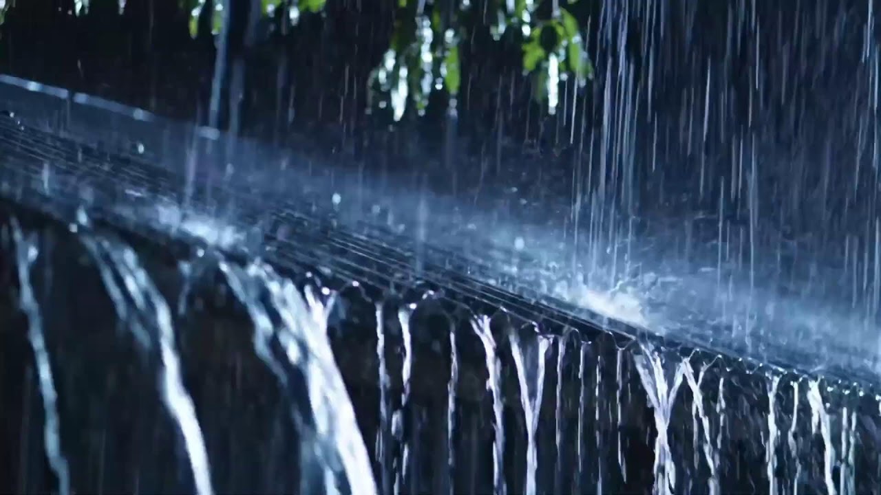 Peaceful Rain Symphony on a Quiet Tin Roof at Midnight, Perfect Ambience for Deep Sleep 285