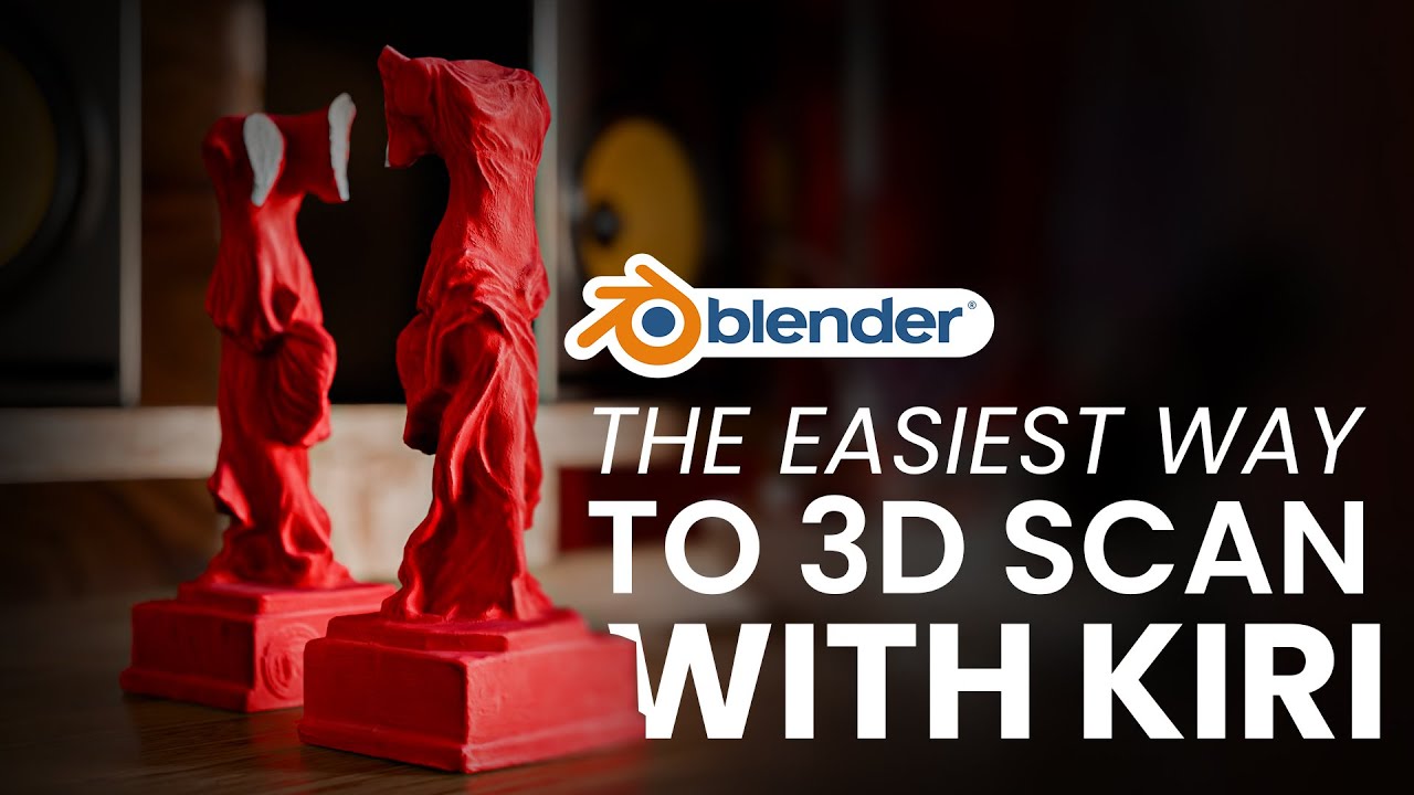 Blender Tutorial - The Easiest Way to 3D Scan with Kiri Engine - YouTube
