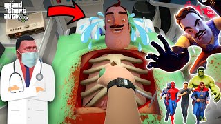 Franklin Doing Operation for Save Hello Neighbor Uncle in GTA 5 | Operation for Hello Neighbor