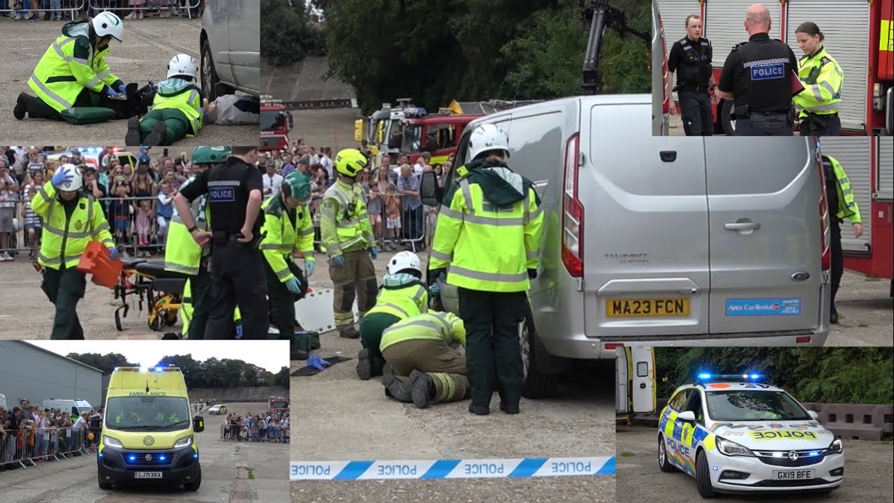 Brooklands Emergency open day 2023 live demonstration!