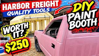 I Built a $250 DIY Paint Booth With a Harbor Freight Garage… Is It Worth It?