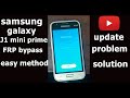 samsung j1 mini prime j106h frp bypass youtube update problem solution fix 2020